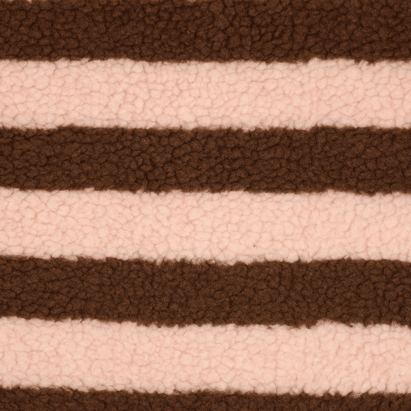 Stripe Rosa/Brun - Teddy