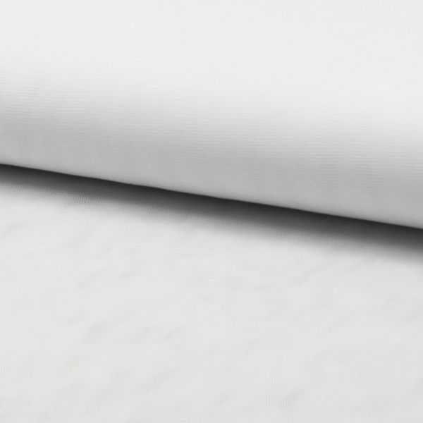 Hvit - Elastisk Fôrstoff