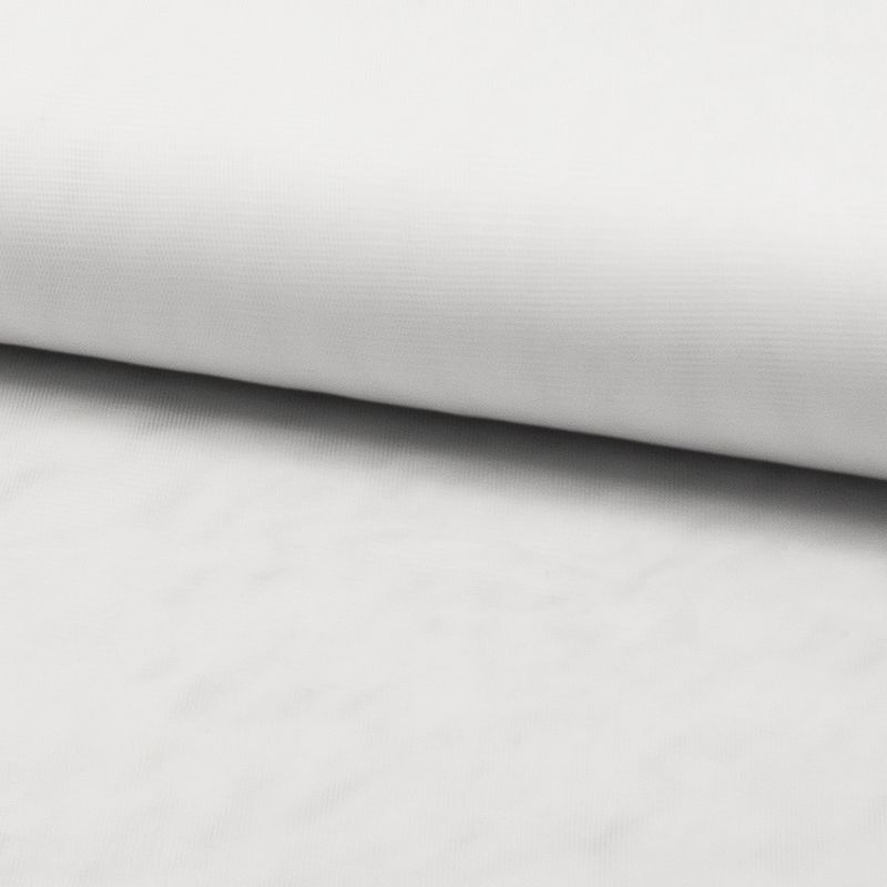 Hvit - Elastisk Fôrstoff