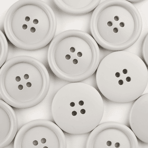 Hovedbilde Madrid Lys Gr&aring; - 25 mm Resin Knapp