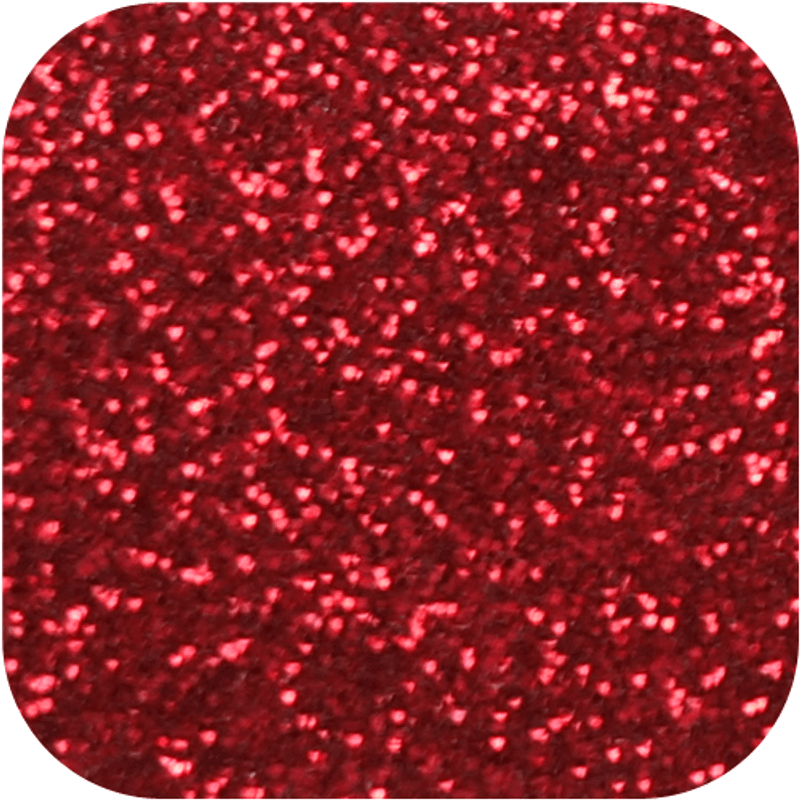 HTV Sandy Glitter Rød 50x30cm