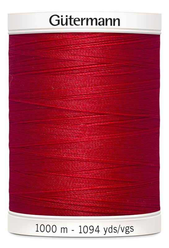 Rød 156 - Polyester Sytråd 1000 m