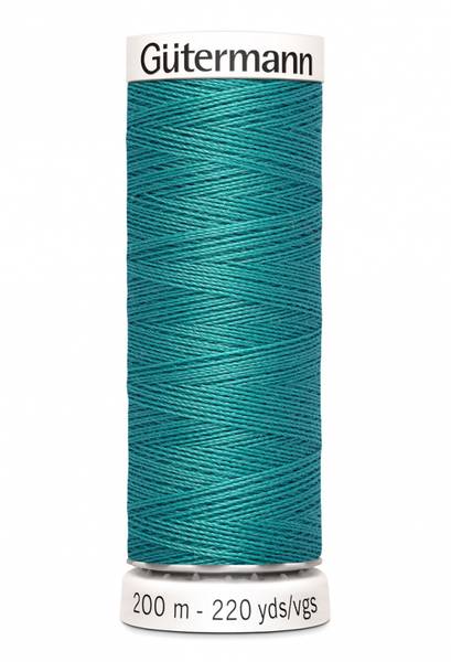 Lys Teal 107 - Polyester Sytråd 200 m