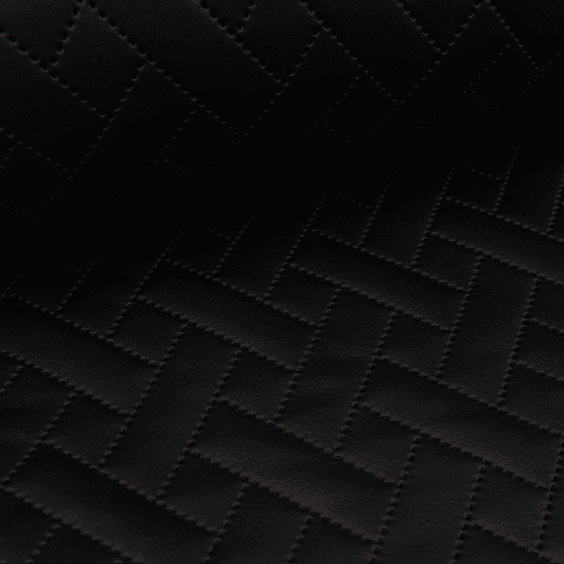 Sort Chevron - Quiltet Skai