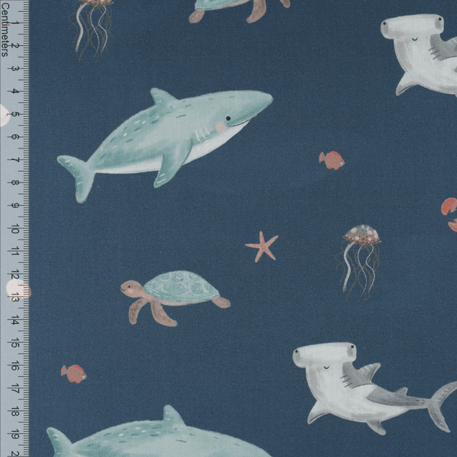 Hovedbilde Sweet Ocean Life - Fast Bomull