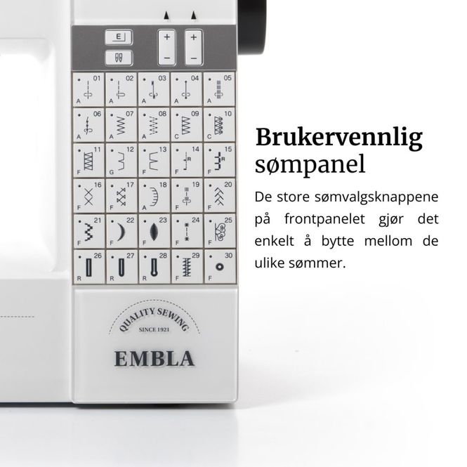 Hovedbilde Janome Embla m/Bonuspakke