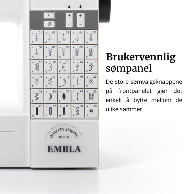 Janome Embla m/Bonuspakke
