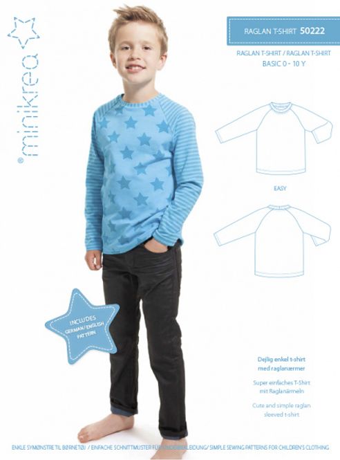 Hovedbilde Raglan Genser Barn - Minikrea 50222
