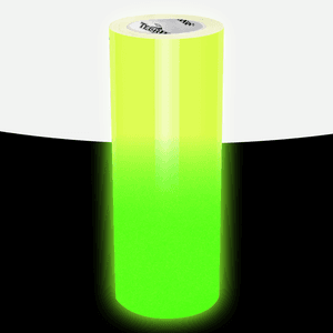 Hovedbilde Glow in the Dark HTV Neon Gul 30x50cm (TechWrapCraft)