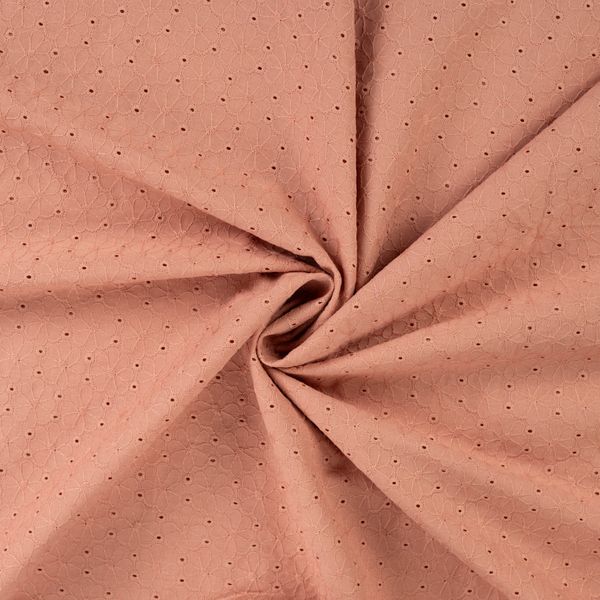 Celine Apricot - Cotton Embroidery