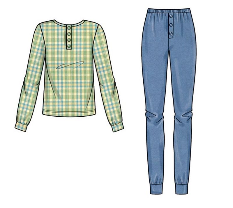 Pyjamas Barn & Voksen - Simplicity S9455