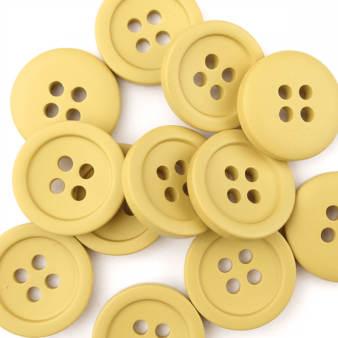 Hovedbilde London Oker - 18 mm Resin Knapp