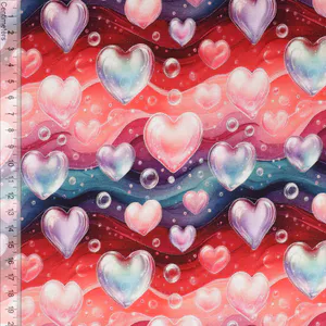 Hovedbilde Bubble Hearts - French Terry