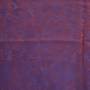Hovedbilde Camille Changeant Purple - Viskose/Silke Jacquard