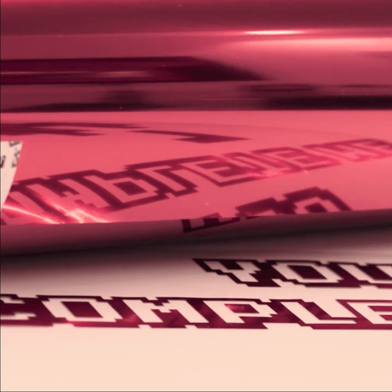 HTV Mirror Metallic Red 50x30cm