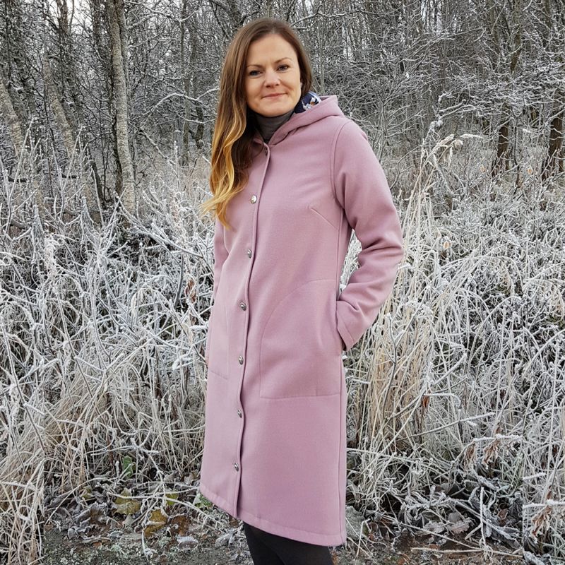 Mellomgrå Melert - Kåpestoff