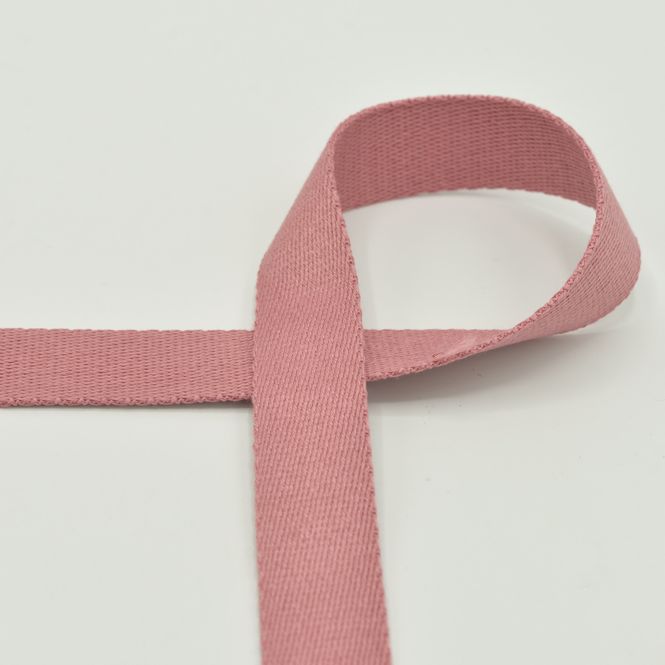 Hovedbilde Rose - Vevd Bånd Bomull 25 mm (130)