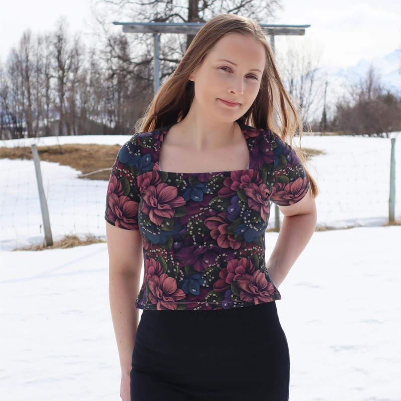 Olivia Square Neck Top - Anna Marie