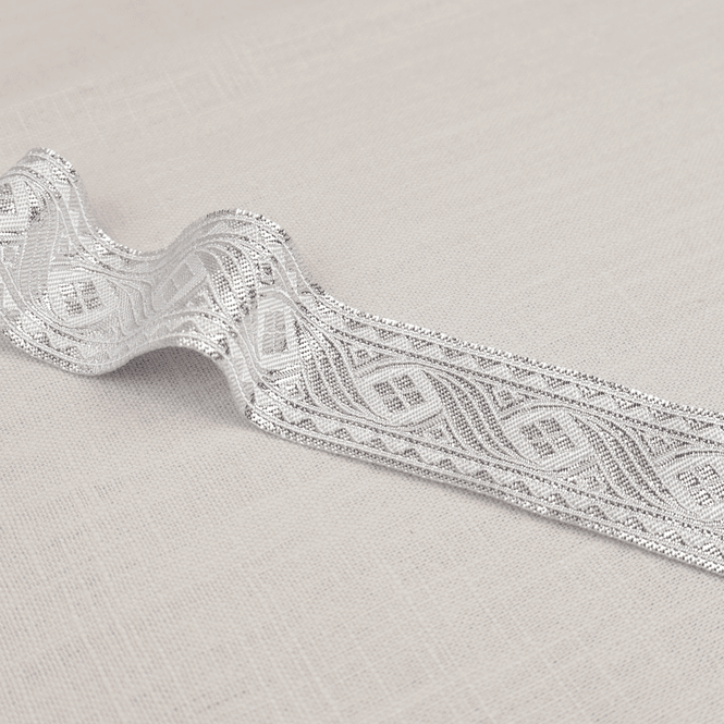 Hovedbilde Diamant Sølv – Pyntebånd 33 mm