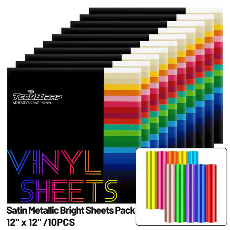 Samlepakke Satin Metallic Bright Vibes Dekorvinyl