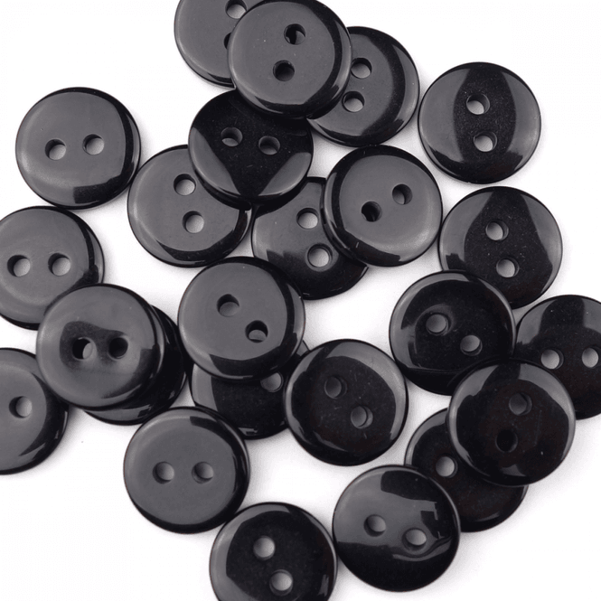 Hovedbilde Basic Sort - 11.5 mm Resin Knapp