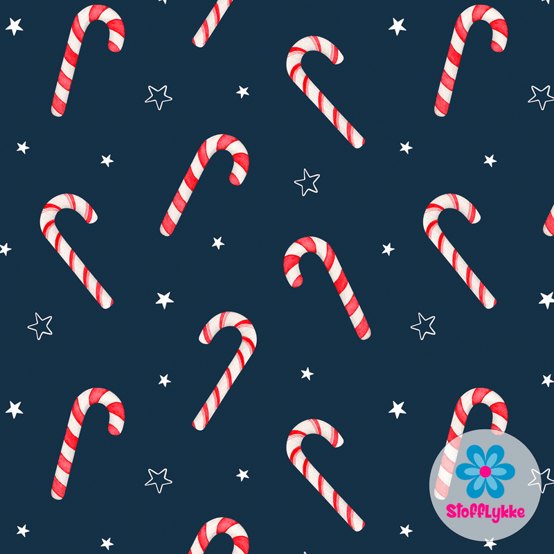 Candy Cane Navy - Jersey