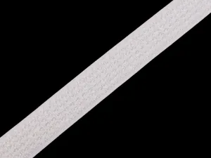 Hovedbilde Borrel&aring;s Hook/Loop i &eacute;n - Hvit 20 mm 3 meter