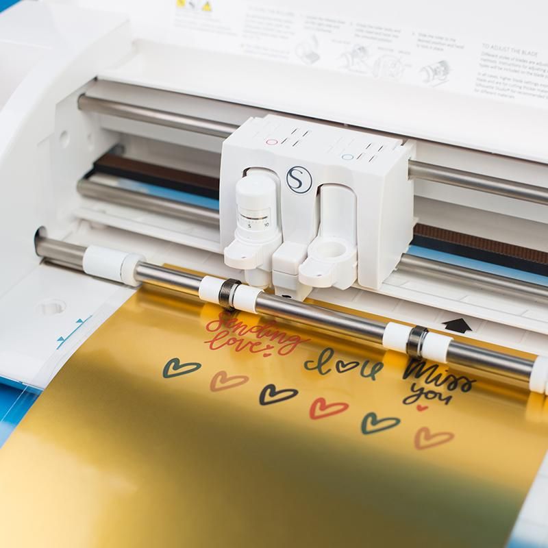 Silhouette Printable Gold Foil Sticker