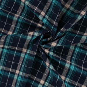 Hovedbilde Tartan Petrol - Flanell