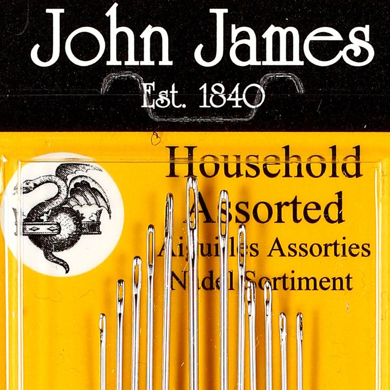 Husholdnings Nåler 12 stk - John James