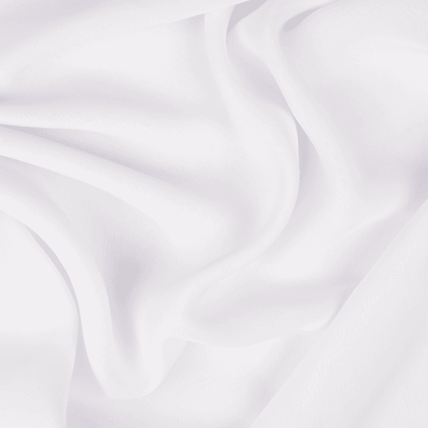 Hvit - Chiffon