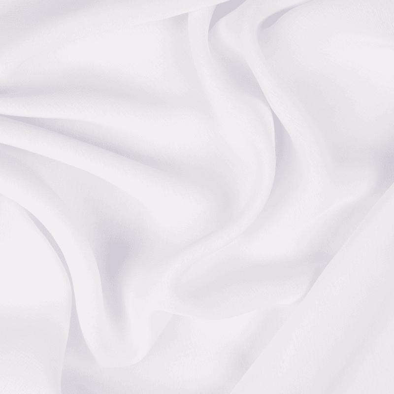 Hvit - Chiffon