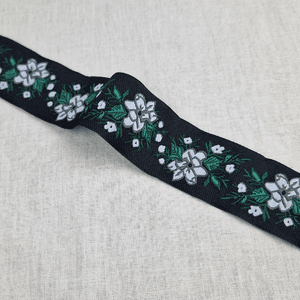 Hovedbilde Sadie Sort/Hvit - Pyntebånd 33 mm