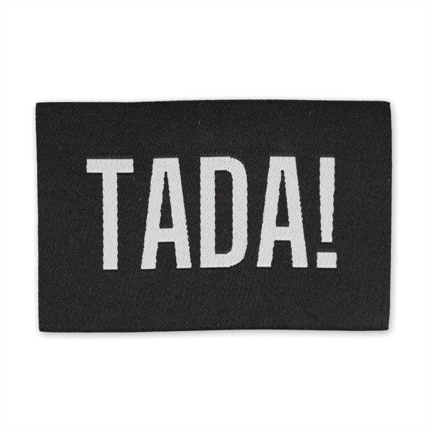 Tada! - Merkelapp 57x38 mm