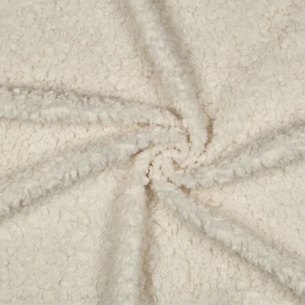 Naturhvit - Soft Teddy Boucle 