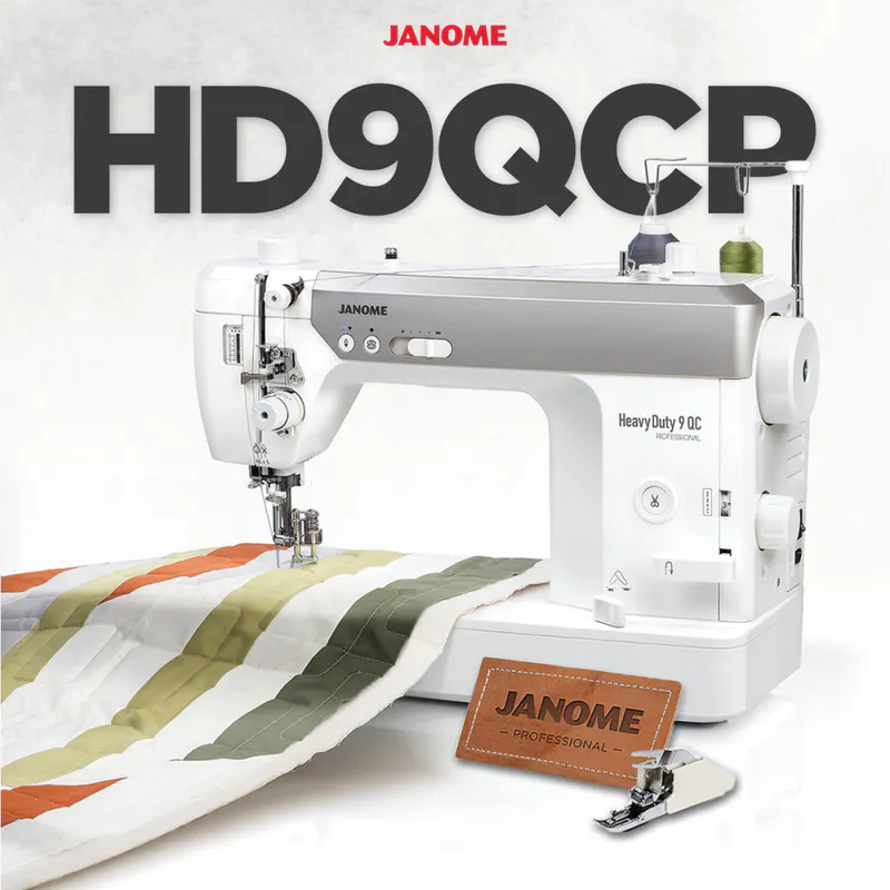 Janome Heavy Duty 9 QC Professional Rettsømsmaskin (Forh.best.)