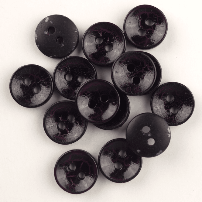 Hovedbilde Cracked Lilla - 11,5 mm Resin Knapp