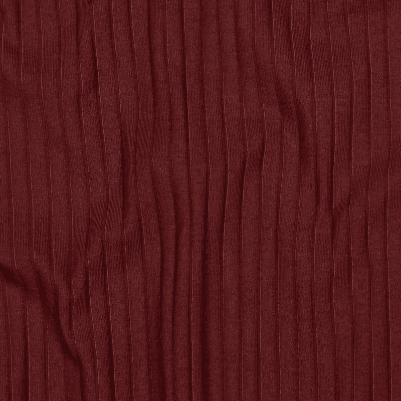 Burgundy - Bred Ribbjersey