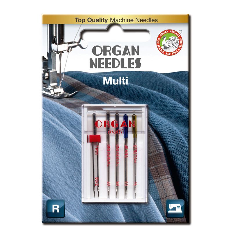 Organ Symaskinnåler Multiboks 75-90 5pk