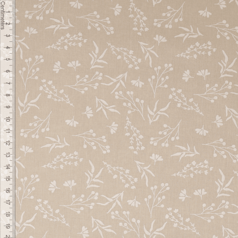Lyngslør Lys Beige - Fast Bomull