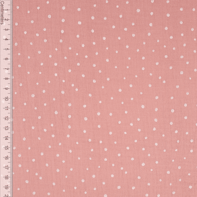 Hovedbilde Dots Rose - Musselin