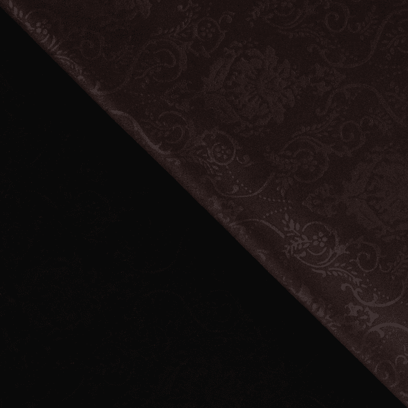 Damask Mocca - Scuba Suede