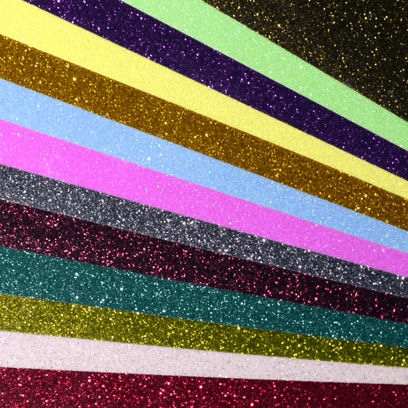 HTV Bling-Bling Star Lime Gul 50x30cm