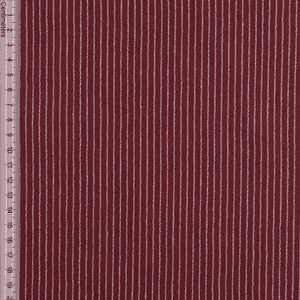 Hovedbilde Maroon Vintage Stripes - Fast Bomull