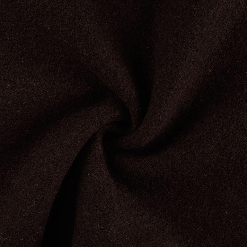 Mørk Brun - Ull Boucle