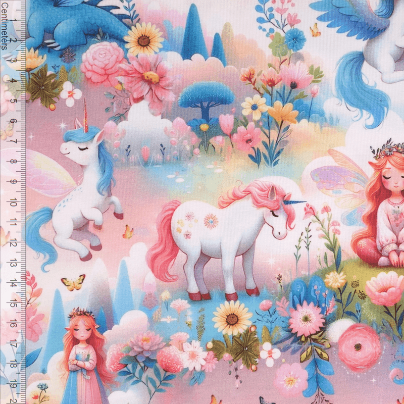 Fairytale Land Rose/Petrol - Jersey