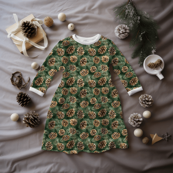 Pinecone Forest Green - Jersey