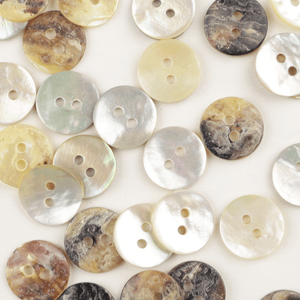 Hovedbilde Skjell - 12,5 mm Skjell Knapp