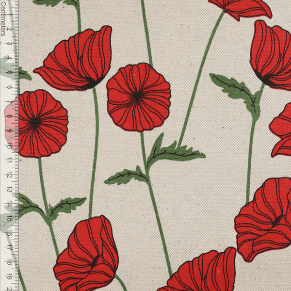 Poppies - Coated Canvas
