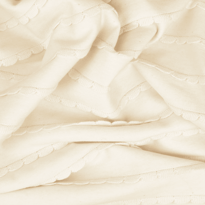 Natural Ruffle - Jersey